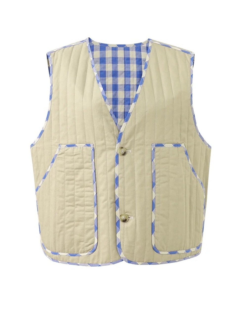 FRNCH 🇫🇷 REGALIA VEST AZURE BLUE - Picture 11 of 12